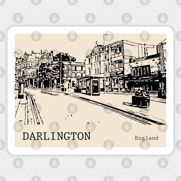 Darlington England Magnet by Lakeric